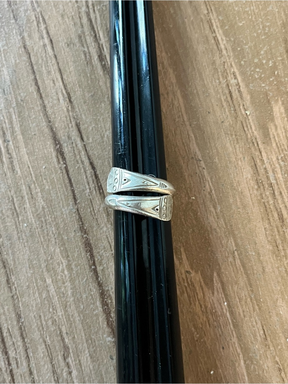 Silver Adjustable Wrap Ring - Silver